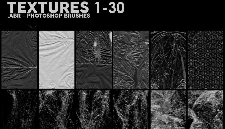 128 براش پلاستیک با کیفیت و خاص برای فتوشاپ   Plastic Brushes