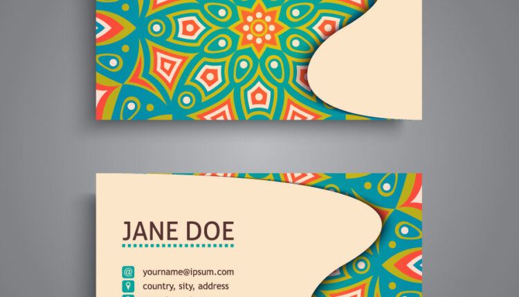 وکتور فایل لایه باز کارت ویزیت   Business Card Vintage