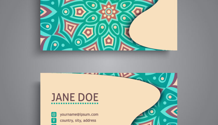 وکتور فایل لایه باز کارت ویزیت   Business Card Vintage