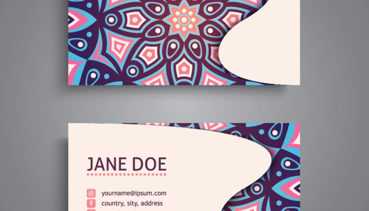 وکتور فایل لایه باز کارت ویزیت   Business Card Vintage