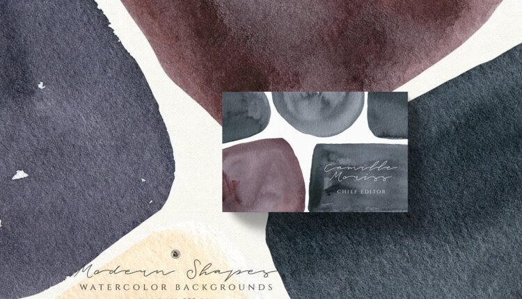تصاویر PNG آبرنگی مدرن   Watercolor Backgrounds