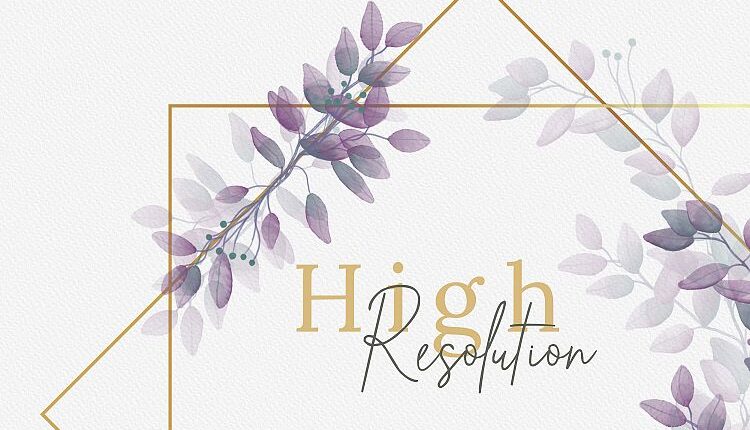 تصاویر png گل ها و گیاهان آبرنگی جنگلی   Watercolor Forest