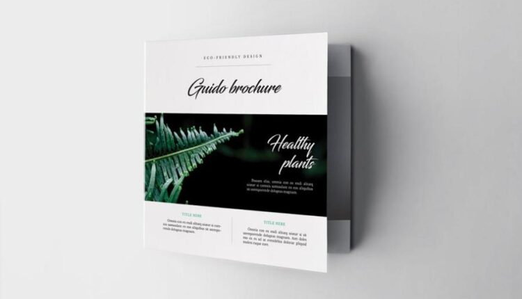 فایل لایه باز بروشور مربعی   Guido Square Brochure