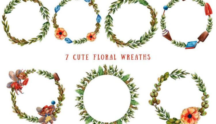 31 تصویر PNG آبرنگی جادوگر کوچولو   Little Fairies Watercolor