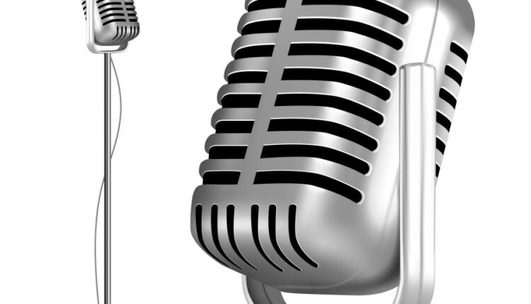 وکتور میکروفن با مدل های مختلف   microphone studios