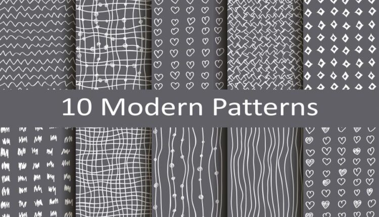 مجموعه پترن های کاربردی و زیبا   Seamless Pattern Collection