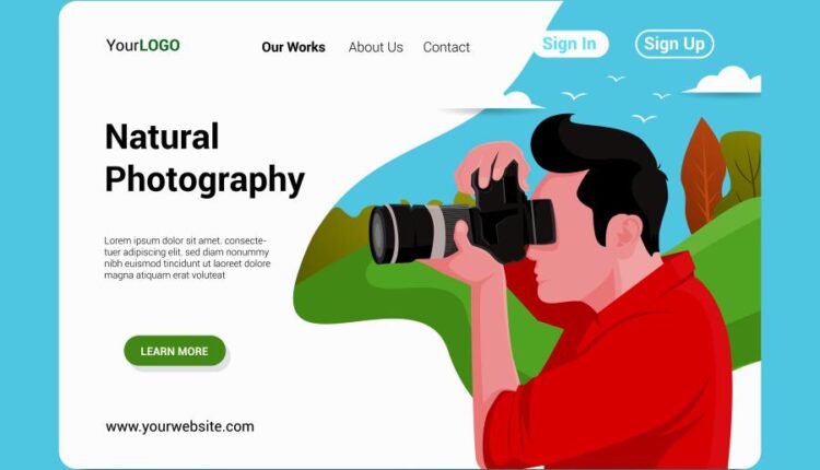 بنر های وکتوری تصویرسازی شده برای وبسایت   Website vector