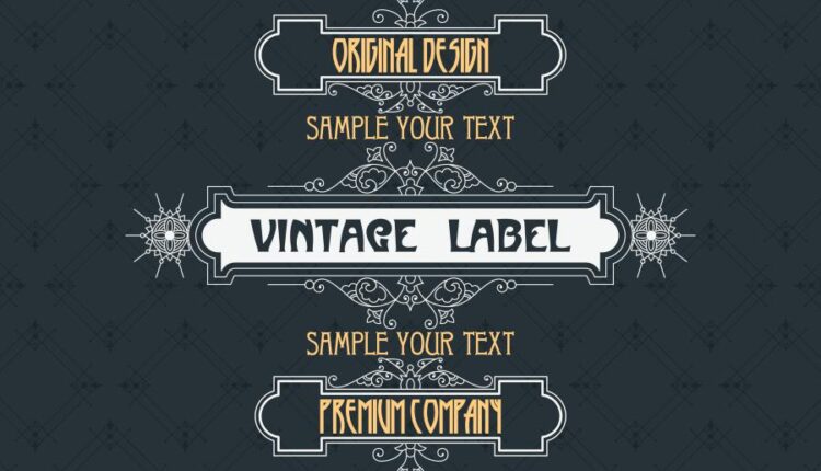 وکتور های لایه باز برای مونوگرام و لیبل   label and monograms