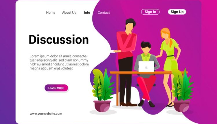 بنر های وکتوری تصویرسازی شده برای وبسایت   Website vector