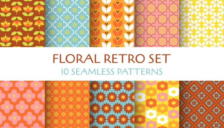 مجموعه پترن های کاربردی و زیبا   Seamless Pattern Collection