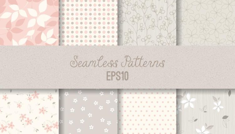مجموعه پترن های کاربردی و زیبا   Seamless Pattern Collection