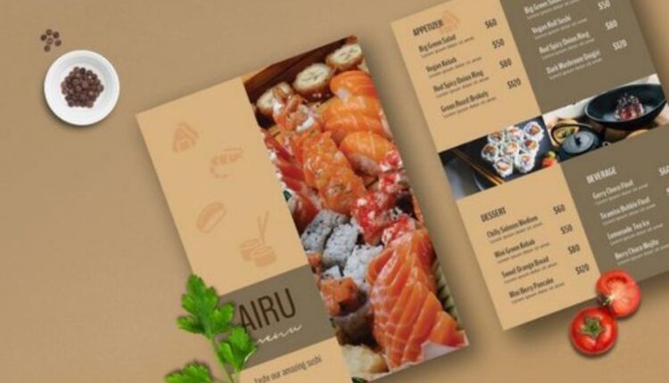 فایل لایه باز منوی رستوران   Restaurant Menu Template