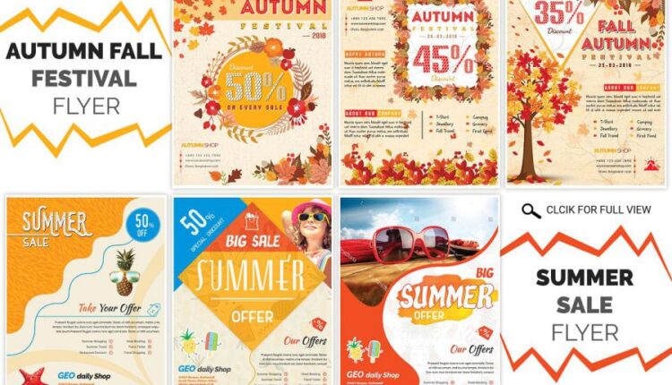 سری دوم 120 فایل لایه باز پوستر و تراکت   Flyer & Poster