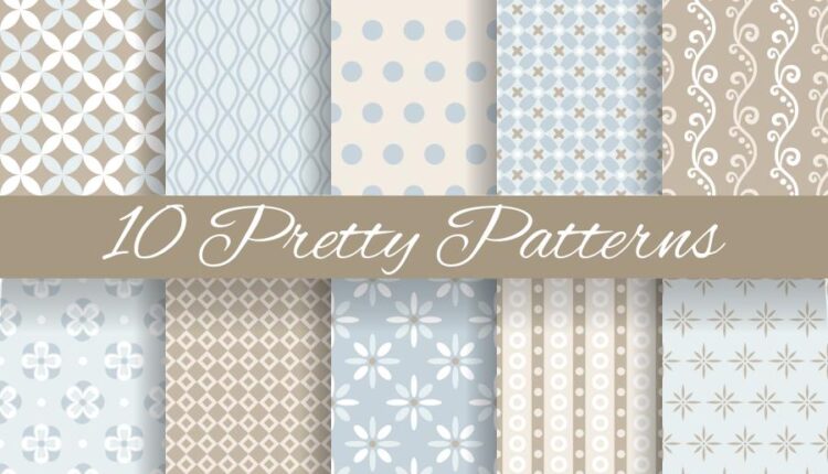 مجموعه پترن های کاربردی و زیبا   Seamless Pattern Collection