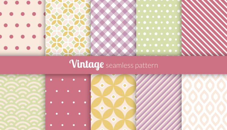مجموعه پترن های کاربردی و زیبا   Seamless Pattern Collection