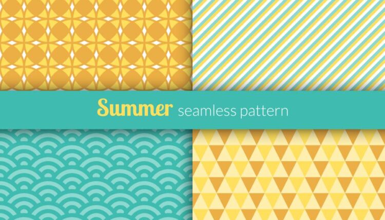 مجموعه پترن های کاربردی و زیبا   Seamless Pattern Collection