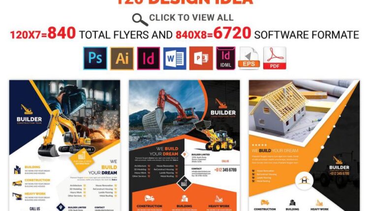 سری دوم 120 فایل لایه باز پوستر و تراکت   Flyer & Poster