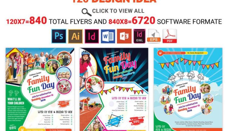 سری دوم 120 فایل لایه باز پوستر و تراکت   Flyer & Poster