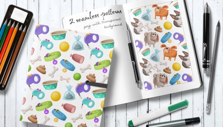 تصویر سازی فانتزی سگ ها   Doggos collection