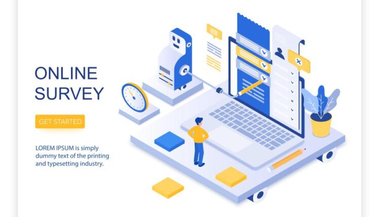 وکتور ایزومتریک برای وب سایت   Website page isometric vector