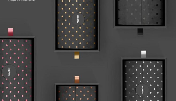 موکاپ کیف کاغذی جعبه و باکس هدیه   Gift Boxes Mockup