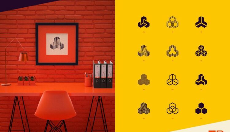 دانلود اشکال هندسی مختلف برای لوگو   Logo marks & shapes