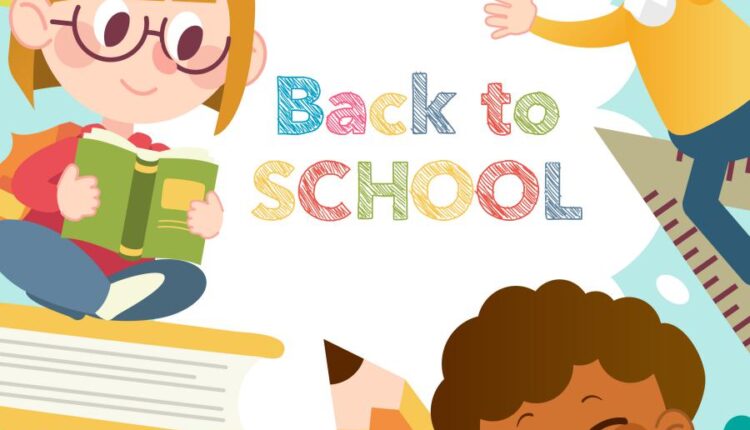 تصویر سازی دیجیتال کودک در حال مطالعه   We love reading