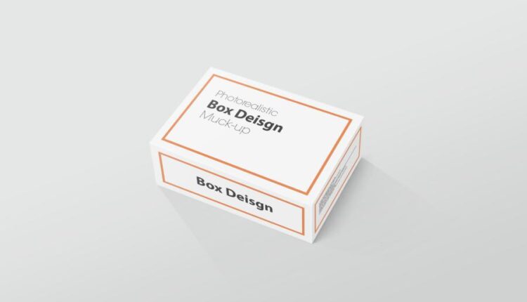 موکاپ کاربردی انواع جعبه   CM Box Mockup