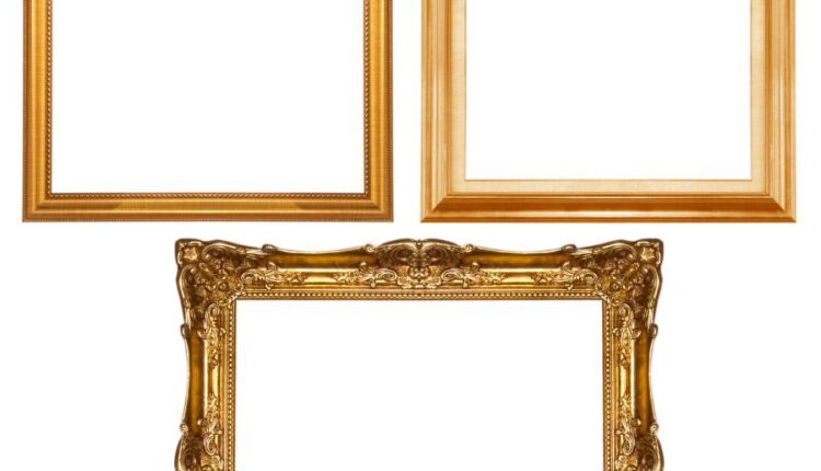 تصاویر استوک قاب عکس و نقاشی   Picture Frame Isolated