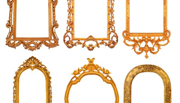 تصاویر استوک قاب عکس و نقاشی   Picture Frame Isolated