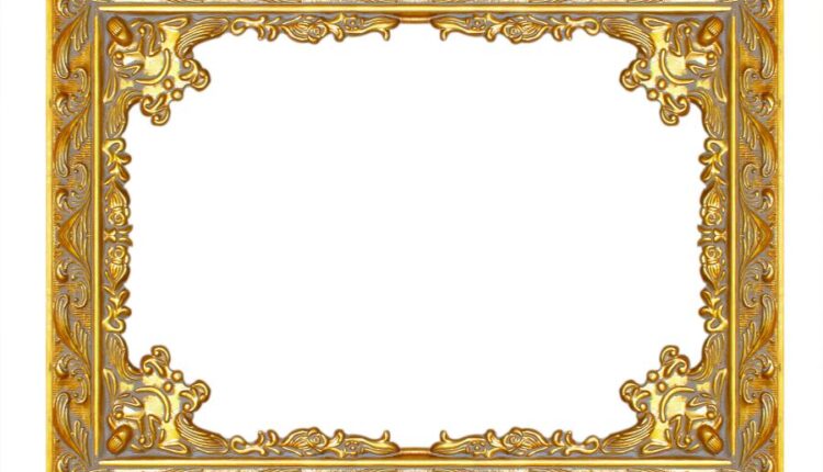 تصاویر استوک قاب عکس و نقاشی   Picture Frame Isolated