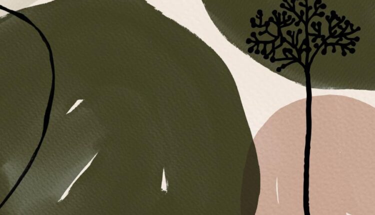 پترن های آبرنگی سبز ولنتاین   Velveteen Green Pattern Set