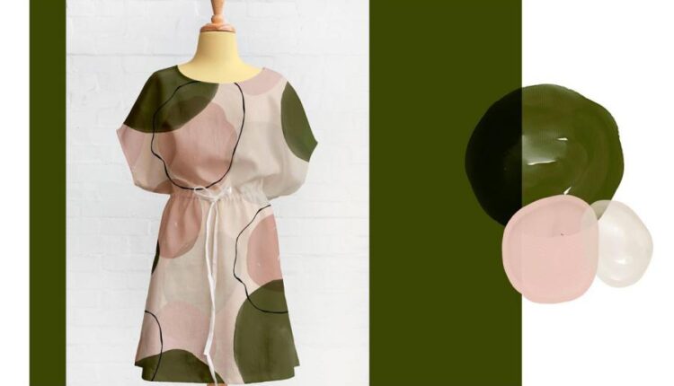 پترن های آبرنگی سبز ولنتاین   Velveteen Green Pattern Set