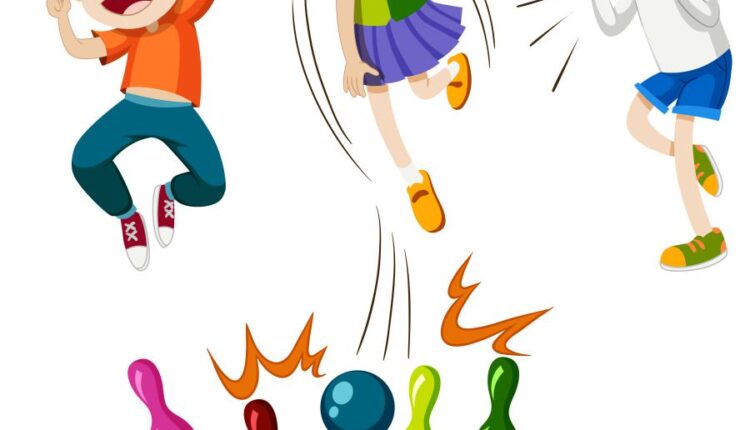 وکتور های کودکان و بازی بچه ها   Kids Games and Sports