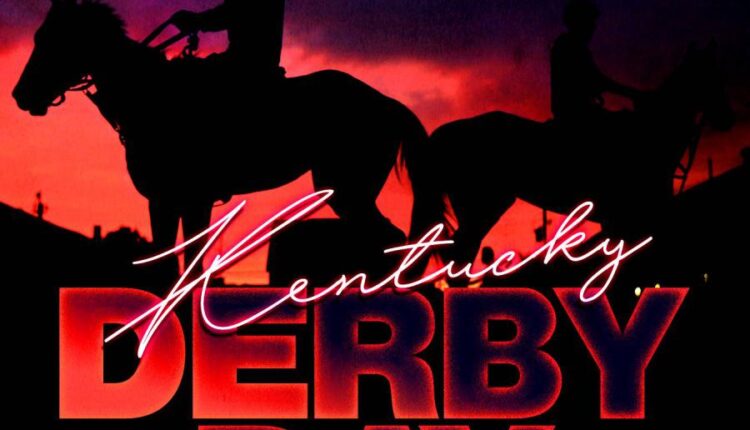 فایل لایه باز تراکت مسابقه اسب سواری   Kentucky derby flyer