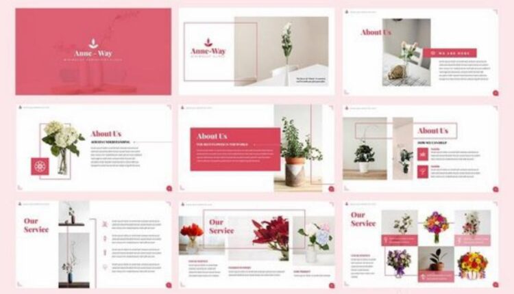 قالب آماده اسلاید پاورپوینت آنه   Anne Way Powerpoint