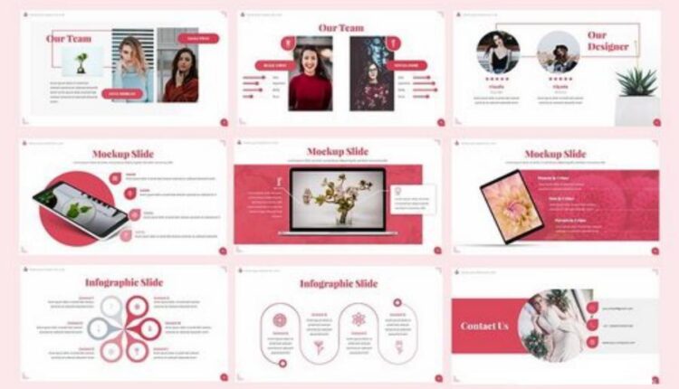 قالب آماده اسلاید پاورپوینت آنه   Anne Way Powerpoint