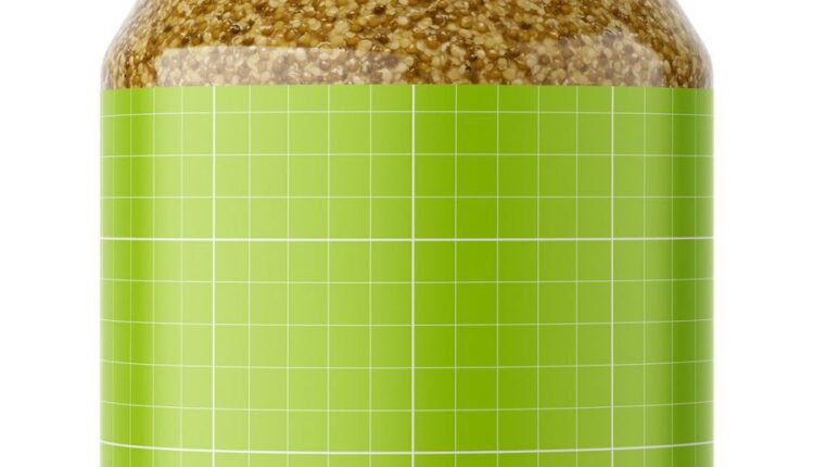 موکاپ لیبل بسته بندی شیشه غذا   Food Jar Mockups