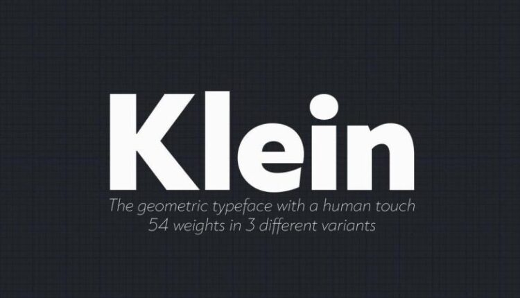 فونت انگلیسی مدرن کلاین   Klein Text Book Font