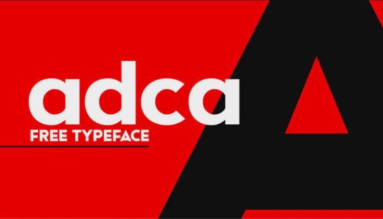 فونت انگلیسی بسیار زیبای اَدکا   Adca Sans Serif Font