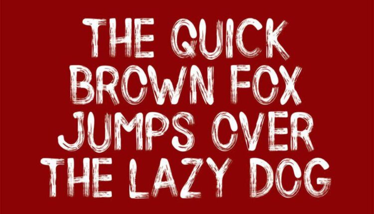 فونت انگلیسی دست نویس سایلنت اسکریم   Silent Scream Font