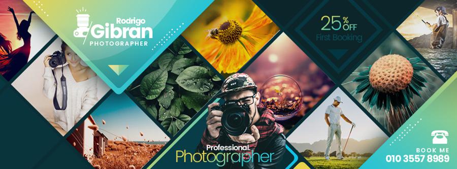 بنر و هدر سایت و فیس بوک با موضوع عکاسی Photographer