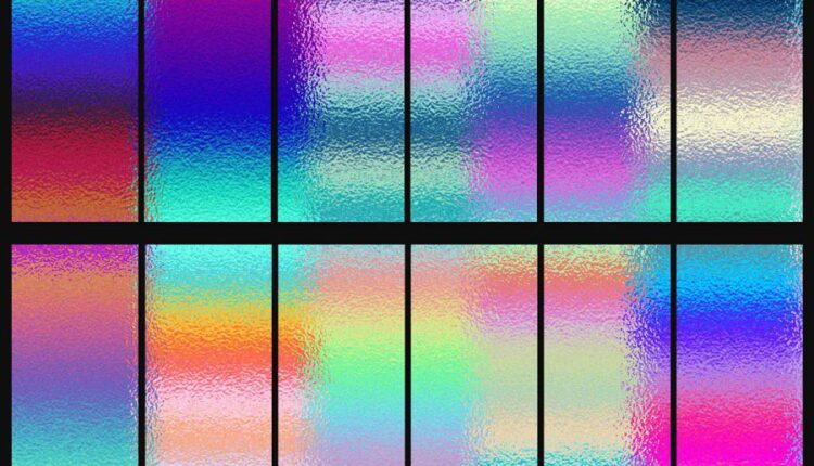 12 گرادیانت هلوگرافیک جذاب   Holographic Gradients