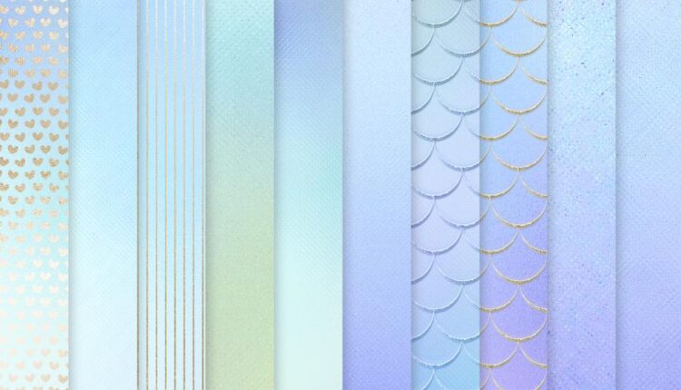 20 پس زمینه تکسچر درخشان طلایی   Iridescent Gold Textures