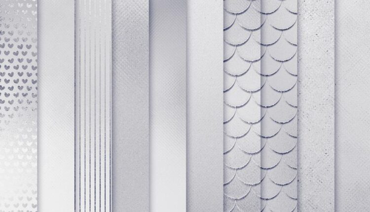 تکسچر نقره ای جذاب   Silver Textures charming