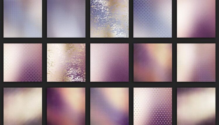 20 پس زمینه مات هولوگرام   Iridescent Textures