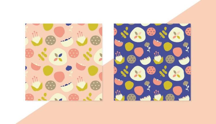 پترن رنگی عروسک روسی ماتروشکا   Matryoshka Dolls Pattern