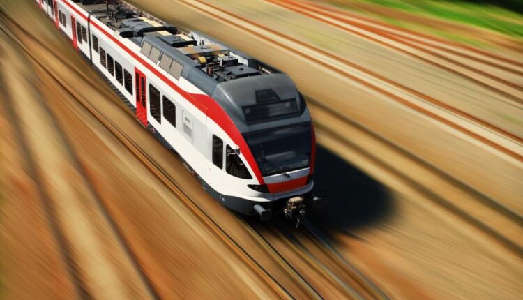 تصاویر استوک قطار پر سرعت مدرن   Modern train