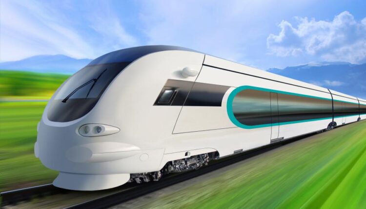 تصاویر استوک قطار پر سرعت مدرن   Modern train