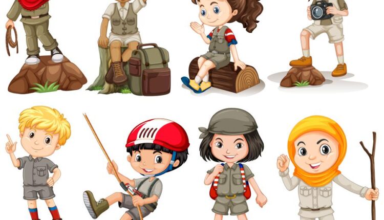 وکتور های کودکان و بازی بچه ها   Kids Games and Sports